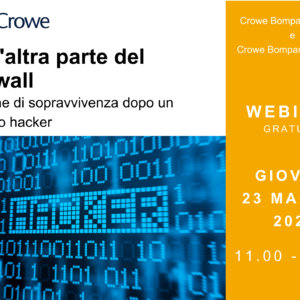 Webinar "dall'altra parte del firewall: lezione di sopravvivenza dopo un attacco hacker"
