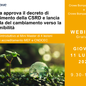 L’Italia approva il decreto di recepimento della CSRD e lancia la sfida del cambiamento verso la sostenibilità
