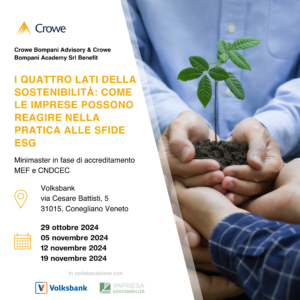 I quattro lati della sostenibilità: come le imprese possono reagire nella pratica alle sfide ESG