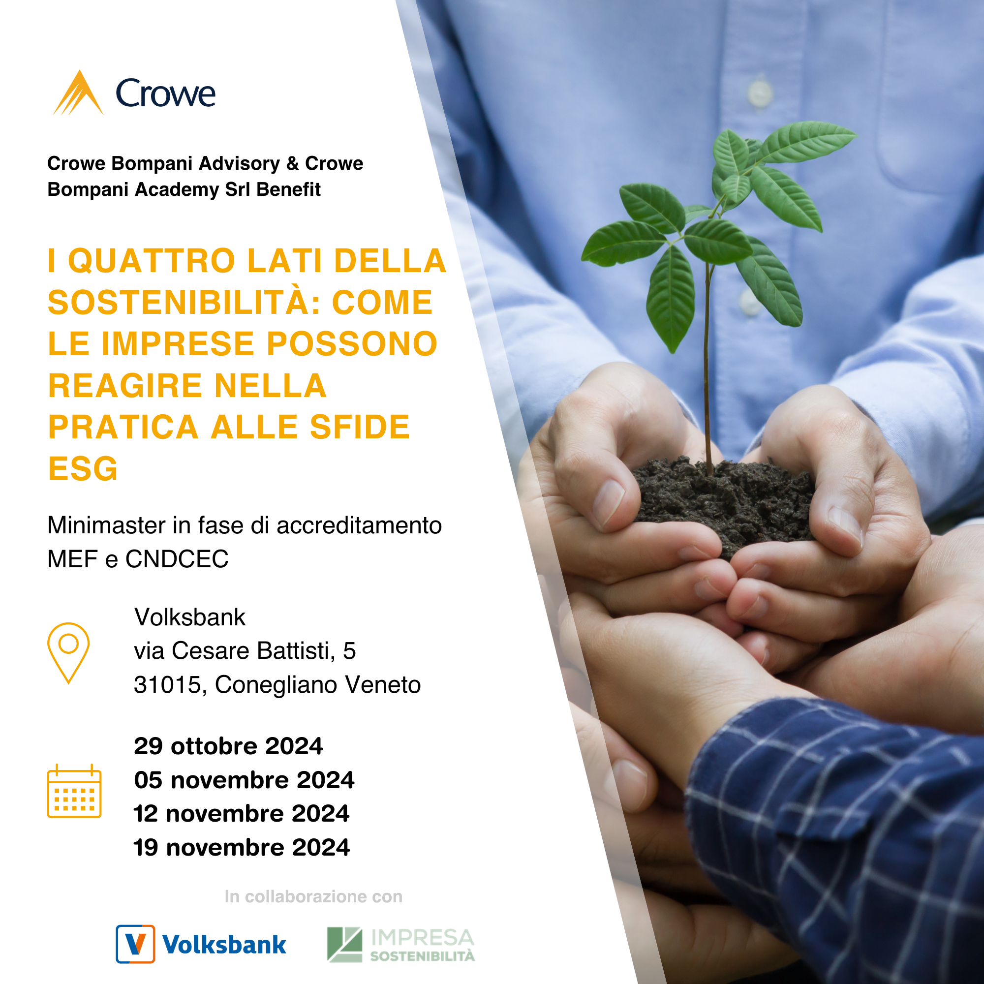 I quattro lati della sostenibilità: come le imprese possono reagire nella pratica alle sfide ESG