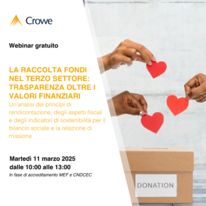 La raccolta fondi nel Terzo Settore: trasparenza oltre i valori finanziari