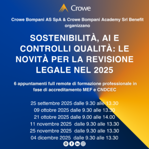 Sostenibilità, AI e Controlli Qualità: le novità per la Revisione Legale nel 2025