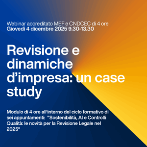 Revisione e dinamiche d’impresa: un case study