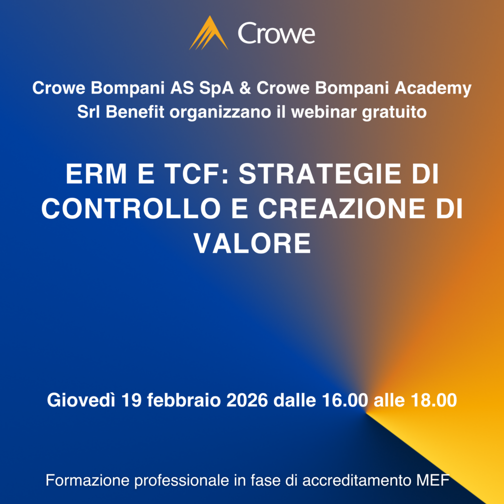 ERM e TCF: strategie di controllo e creazione di valore