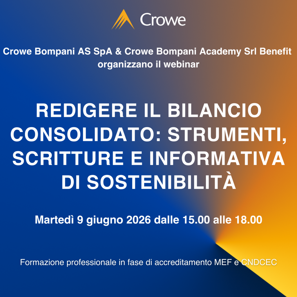 Redigere il bilancio consolidato: strumenti, scritture e informativa di sostenibilità