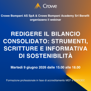Redigere il bilancio consolidato: strumenti, scritture e informativa di sostenibilità