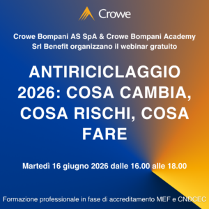 Antiriciclaggio 2026: cosa cambia, cosa rischi, cosa fare