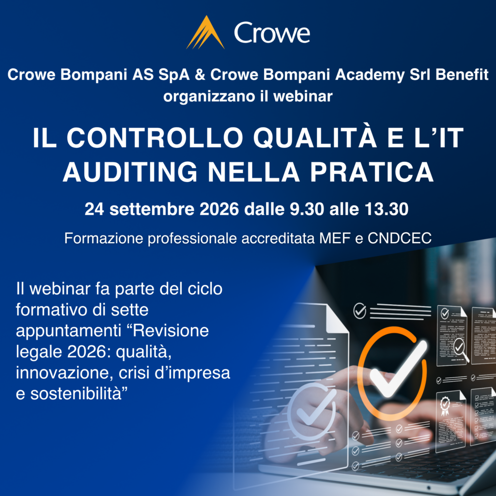 Il controllo qualità e l’IT auditing nella pratica